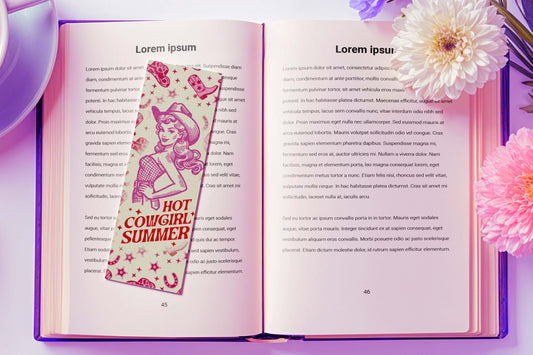 Cowgirl bookmark