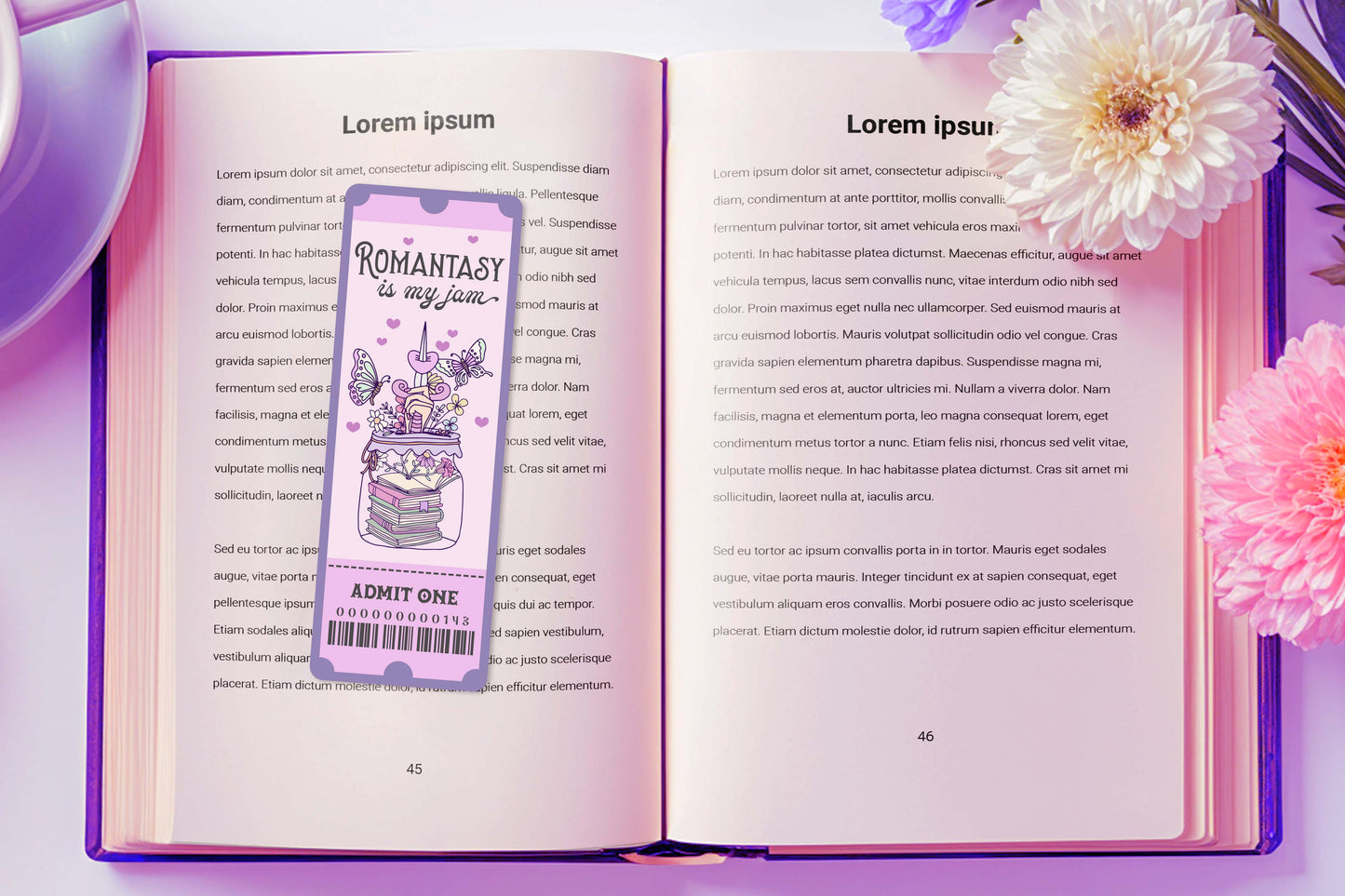 Romantasy bookmark